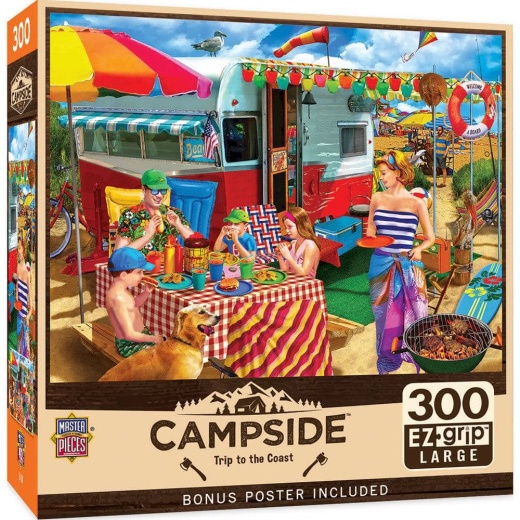 Campside - Trip To The Coast 300 Piece EZ Grip Jigsaw Puzzle