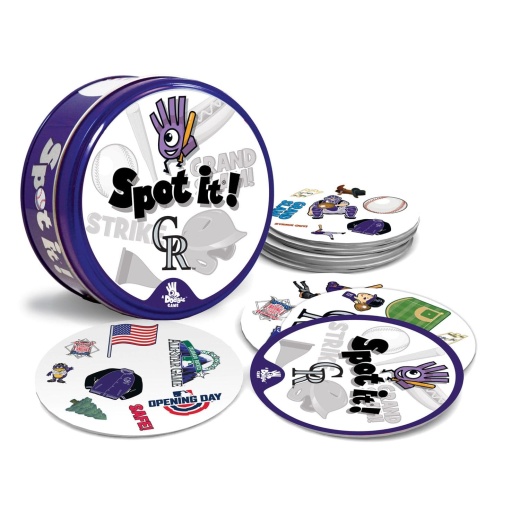 Colorado Rockies Spot It! Card Game - Officially Licensed MLB Edition