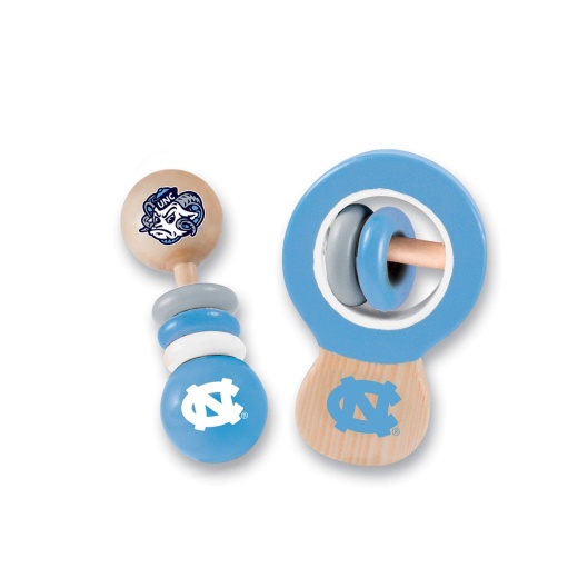 Unc Tar Heels - Baby Rattles 2-Pack
