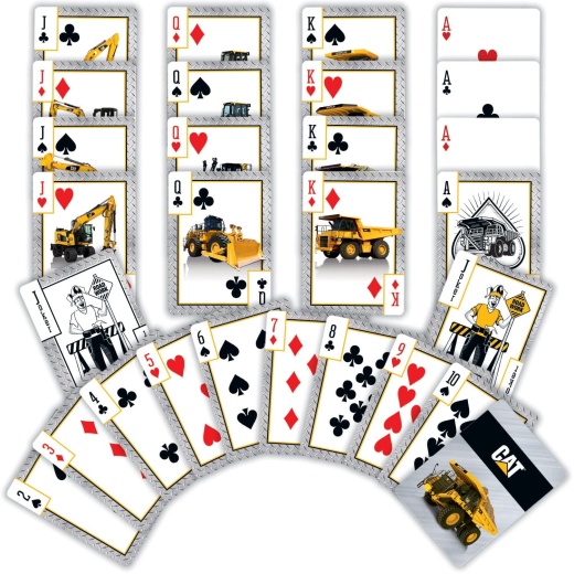 CAT Caterpillar Playing Cards - 54 Card Deck
