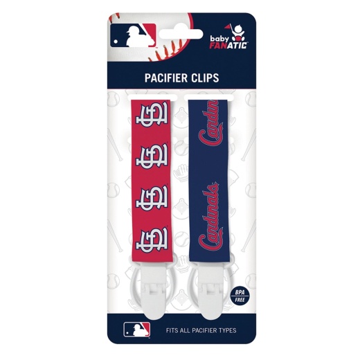 St. Louis Cardinals - Pacifier Clip 2-Pack