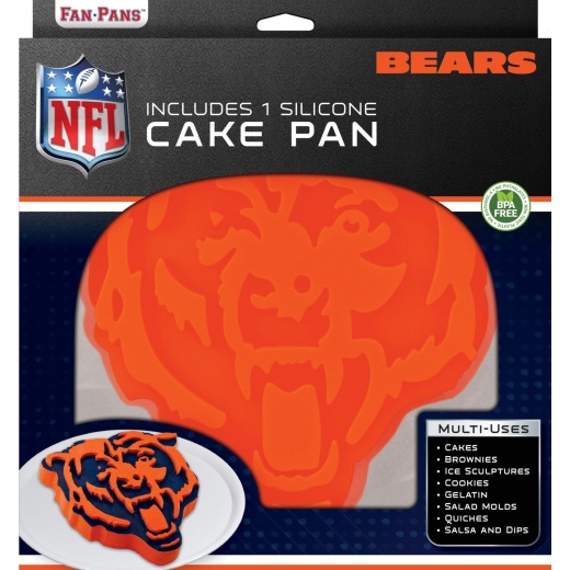 MasterPieces Chicago Bears Cake Pan - NFL Licensed Kitchen Accessory