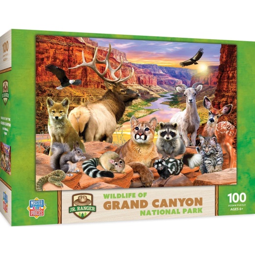 Wildlife Of Grand Canyon National Park - 100 Piece Jigsaw Puzzle