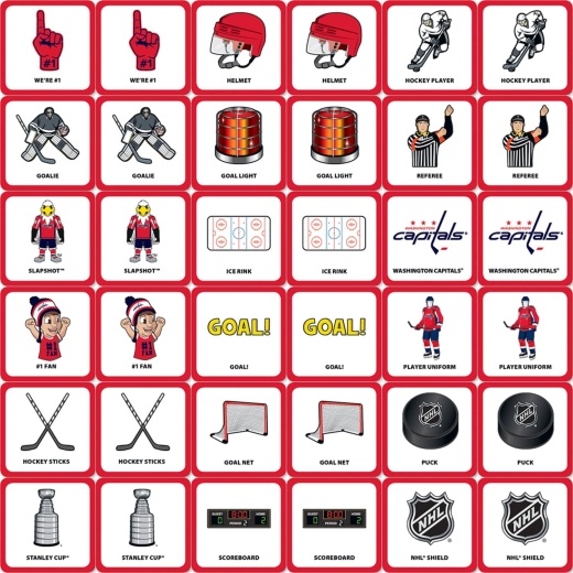 Washington Capitals Matching Game