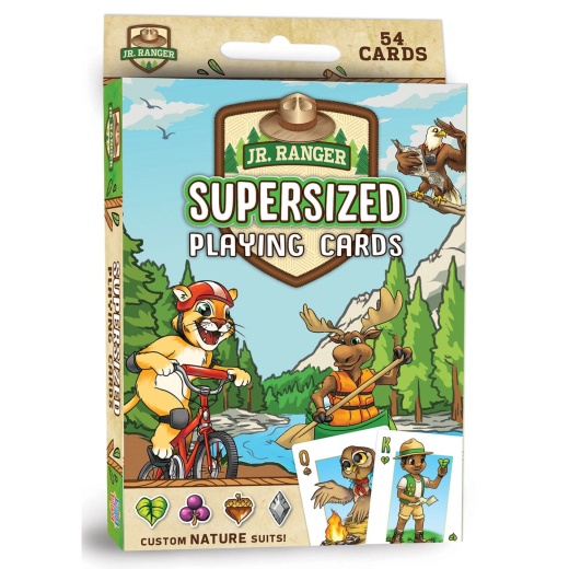 Jr. Ranger Jumbo Playing Cards - Adventure and Fun for Kids!