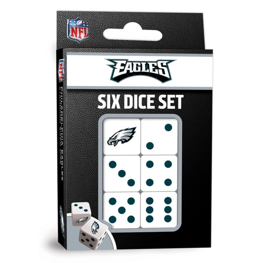 Philadelphia Eagles Dice Set - Masterpieces NFL Licensed Gaming Dice