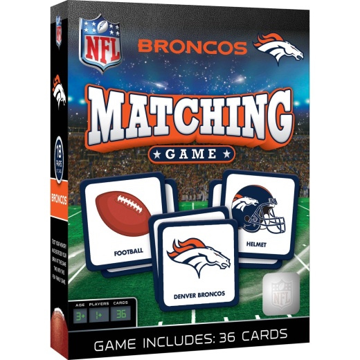 MasterPieces NFL Denver Broncos Matching Game