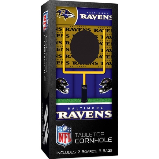 Baltimore Ravens - Nfl Tabletop Cornhole