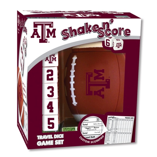 Texas A&M Aggies Shake N' Score Dice Game