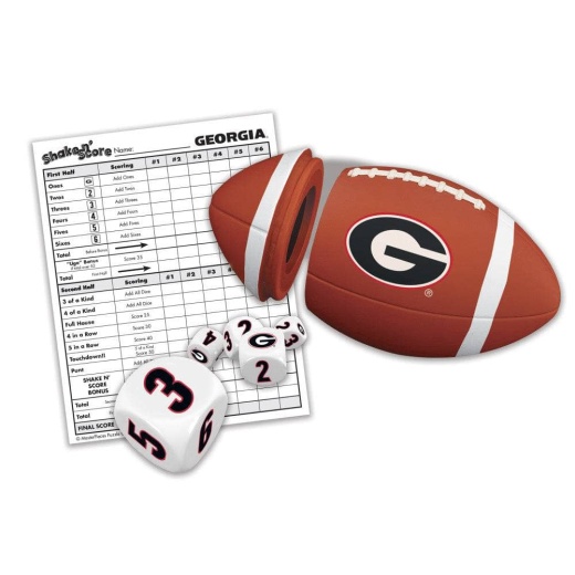 Georgia Bulldogs Shake N' Score Dice Game