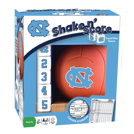 UNC Tar Heels Shake N' Score Dice Game