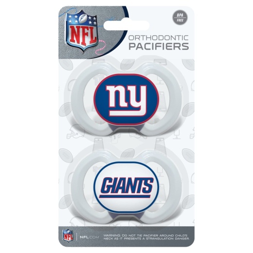 New York Giants Pacifier 2-Pack
