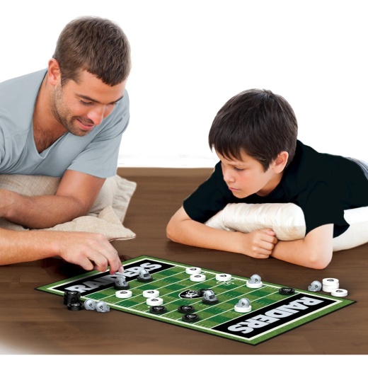 Las Vegas Raiders Checkers Board Game - Official NFL Fun for Fans