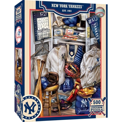 New York Yankees - Locker Room 500 Piece Jigsaw Puzzle