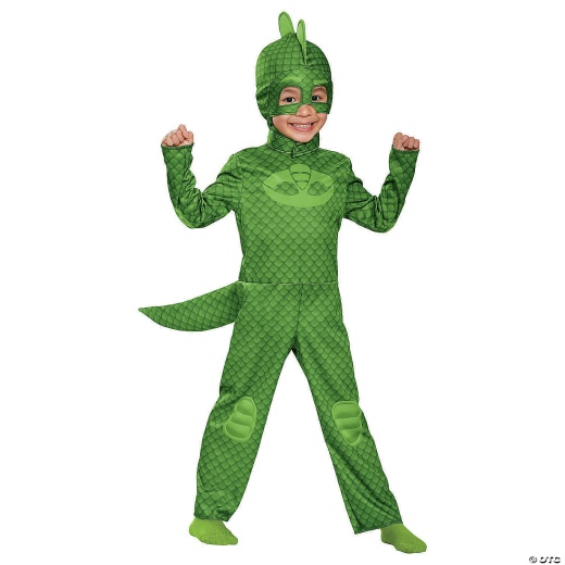 Boy's Classic Pj Masks Gekko Costume - Small