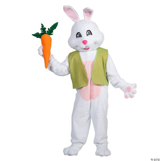 12.25” Handcrafted Easter Bunny Figurine