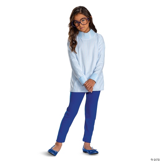 Girl’S Classic Disney/Pixar Inside Out 2 Blue Sadness Costume - Medium 7-8