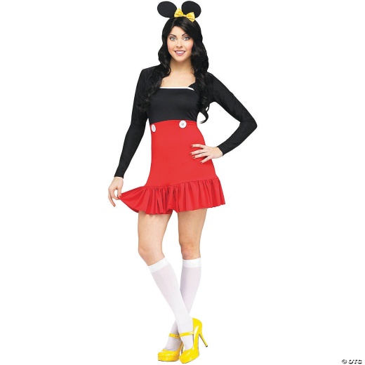 Women's Mickey Mouse Costume - Extra Small