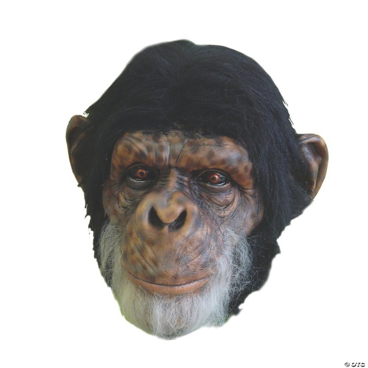 Adults Realistic Chimp Mask - Unleash Your Wild Side