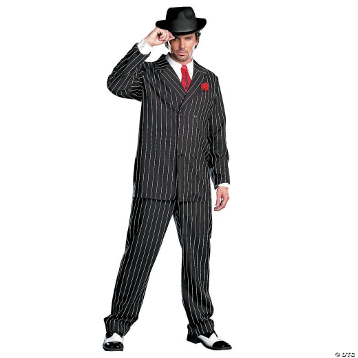 Men's Gangsta Suit Costume - Large