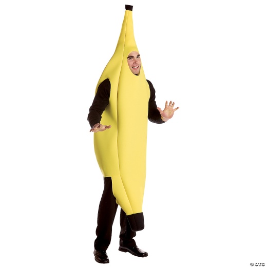 Adults Banana Costume - Funny Halloween Outfit