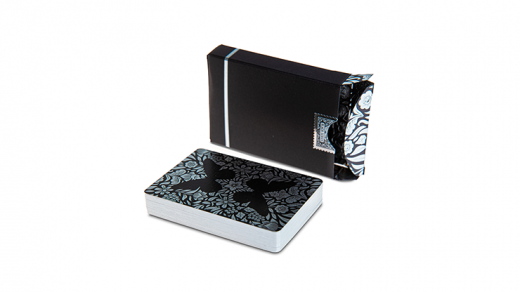 Limited Edition Butterfly Playing Cards (Black And Silver) By Ondrej Psenicka