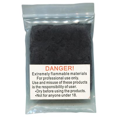 Flash Cotton (Black) By Red Corner Magic - Trick