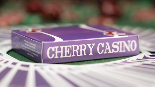 Cherry Casino (Desert Inn Purple) Playing Cards By Pure Imagination Projects