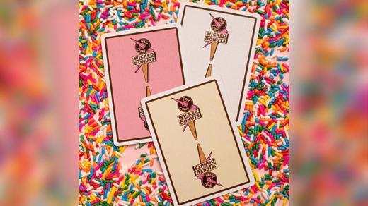 Papa Leon's Wicked Donuts (Strawberry) Playing Cards