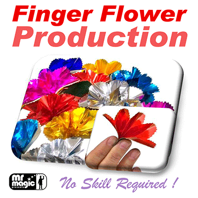 Finger Flower Production (Set Of 16) By Mr. Magic - Trick