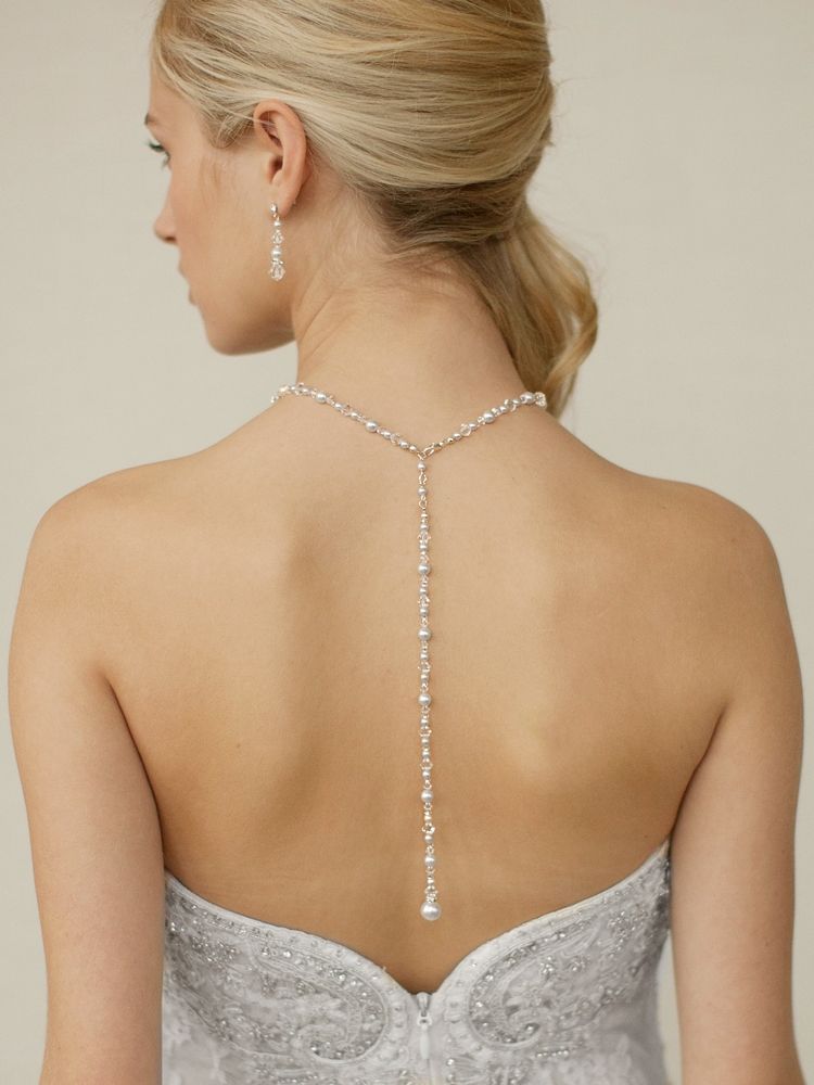 Pearl & Crystal Dangle Earrings For Weddings, Bridesmaids Or Prom