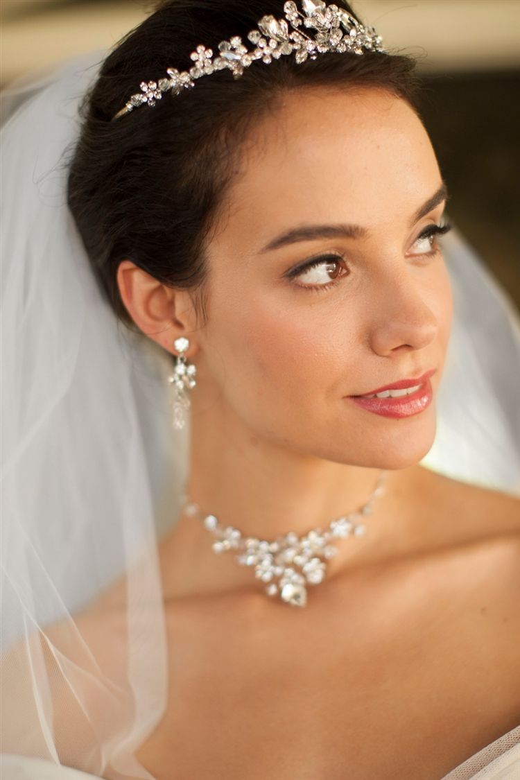 Two Layer Cut Edge Bridal Veil - Diamond White - 30"/42"
