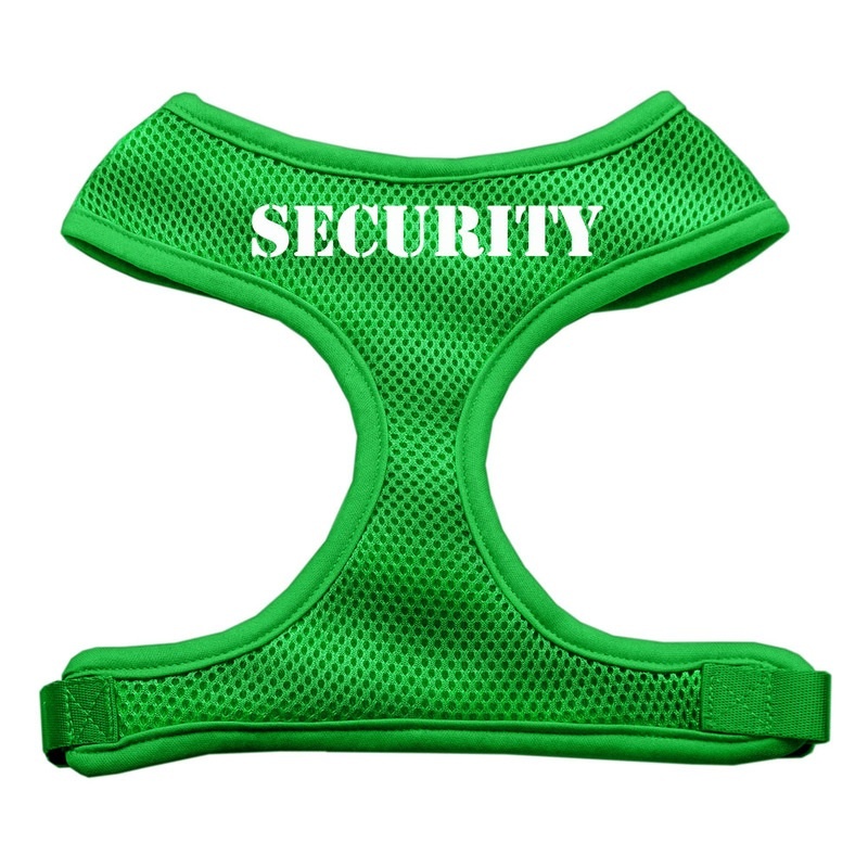 Security Design Soft Mesh Pet Harness Emerald Green Medium
