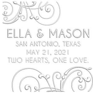 Ella Wedding Embosser Die