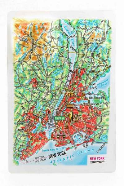 New York City Raised Relief Map, Souvenir Size