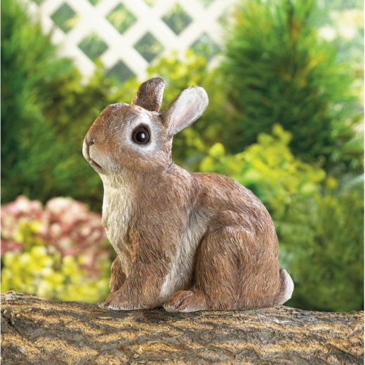 Accent Plus Garden Sitting Bunny Statue