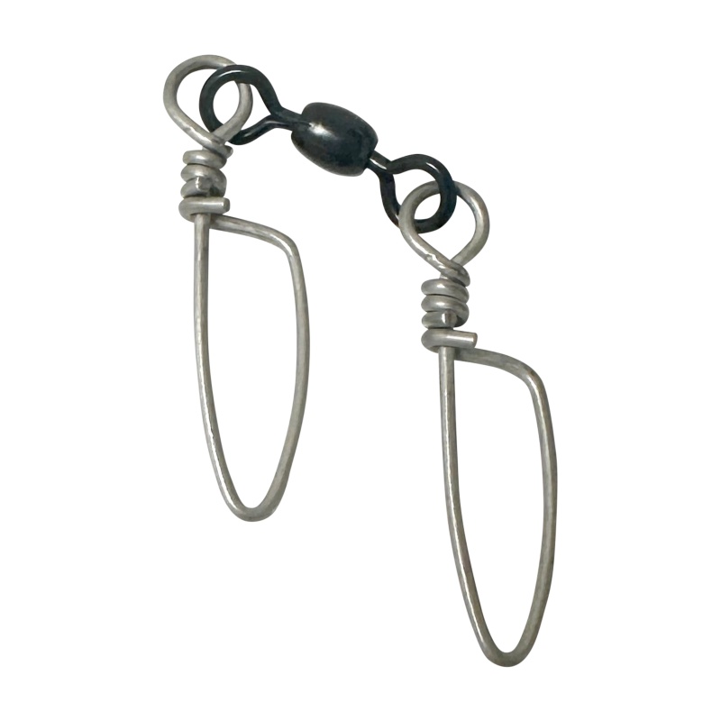 Hi-Liner Brass Crane Swivel with Double Tournament Snap
