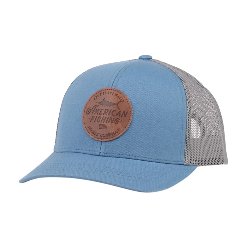 Aftco Lemonade Leather Patch Trucker Hat