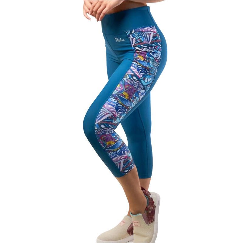 Fishe Womens' Pocket Capri Leggings