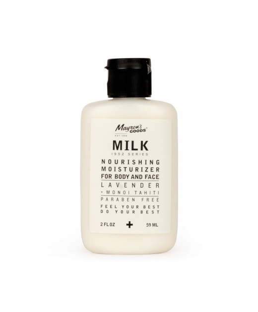 Mayron's Goods Body Milk: Lavender & Monoi Tahiti - 2 Oz
