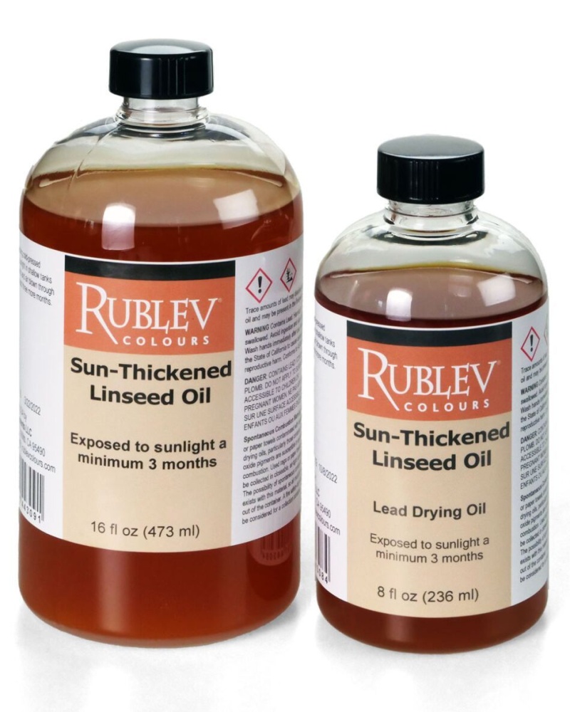 Sun-Thickened Linseed Oil (Lead Drying Oil), Size: 8 Fl Oz
