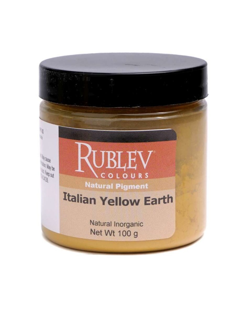  Italian Yellow Earth (Ocher) Pigment, Size: 100 G Jar