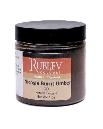  Nicosia Burnt Umber Cc Pigment, Size: 4 Oz Vol Jar