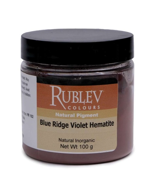 Blue Ridge Violet Hematite Pigment, Size: 100 G Jar