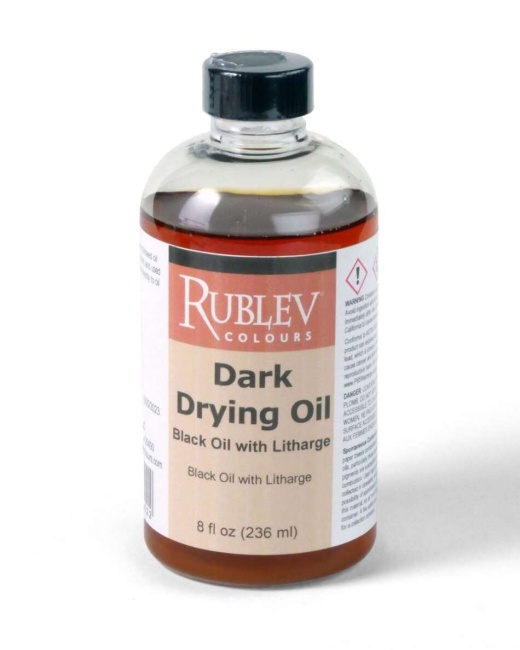 Dark Drying Oil (Black Oil), Size: 8 Fl Oz (236.5 Ml)