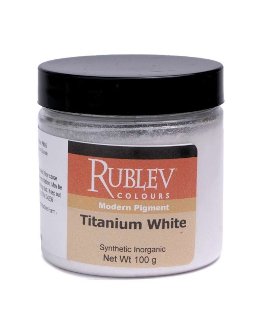Titanium Dioxide: The Ultimate White Pigment For Artists And Paint Makers, Size: 100 G Jar