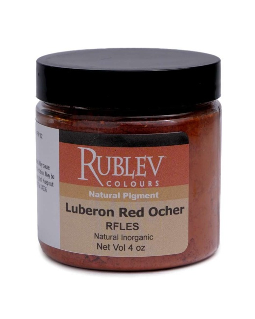 Luberon Red Ocher Rfles Pigment, Size: 4 Oz Vol Jar