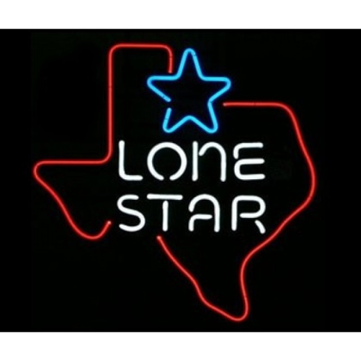 TEXAS LONE STAR NEON BAR SIGN