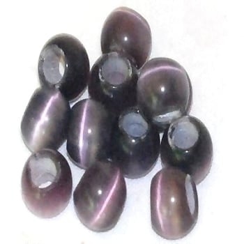Purple Cats Eye 8 Mm Beads Sold By The Dozen