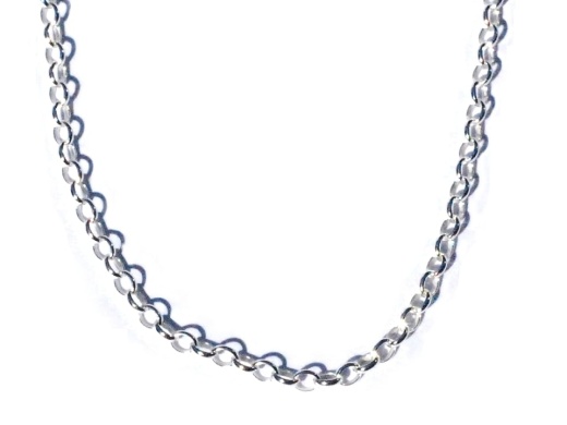 Sterling Silver 16 Inch Rolo 2.1Mm Neck Chain Necklace